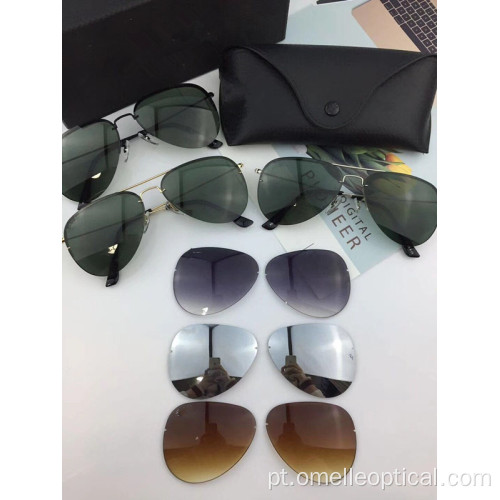 Unimex Rimless Sunglasses Acessórios de Moda